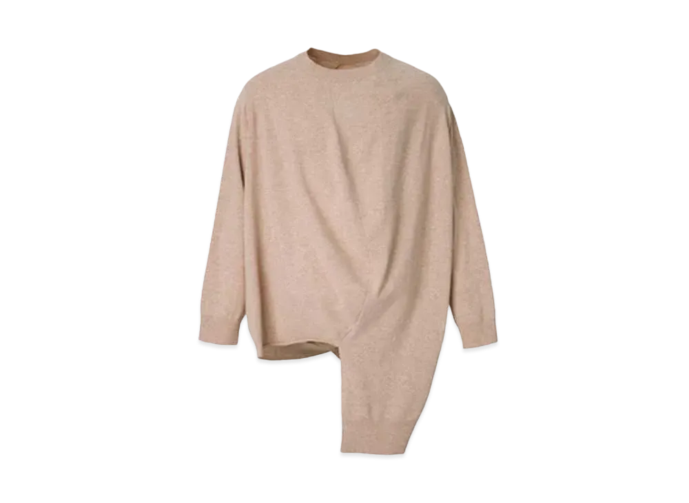 ANREALAGE Ball Knit Pullover "Camel"