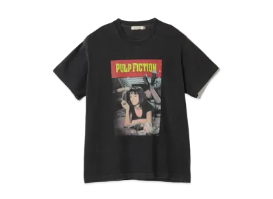 BEAMS x GOOD ROCK SPEED / Pulp Fiction Poster Art Tee "Charcoal"