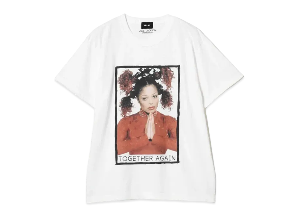 GOOD ROCK SPEED x BEAMS / Exclusive Janet Jackson Together Again Tee "White"