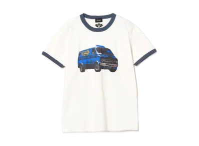 GOOD ROCK SPEED x BEAMS / Exclusive BEASTIE BOYS RINGER CAR Tee "White"