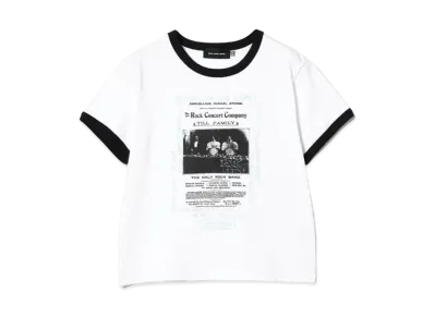 GOOD ROCK SPEED x Ray BEAMS / Exclusive JOHNHOLMSTROM Ringer Tee #1 "White"