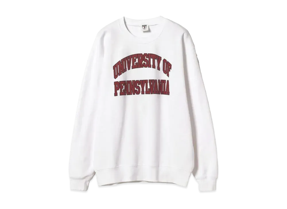 GOOD ROCK SPEED x BEAMS BOY / Exclusive College Crew Sweat 24SS "White"