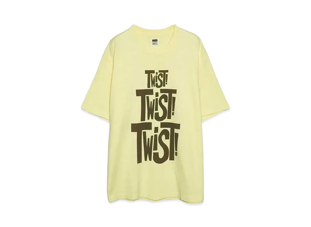 RATS TWIST TEE "L . YELLOW"