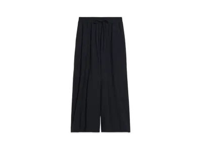Max Mara Elmo Pure Wool Wide Fit Pants "Navy"