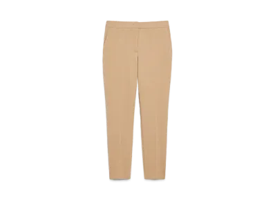 Max Mara Peño Viscose Jersey Cropped Trousers "Honey"