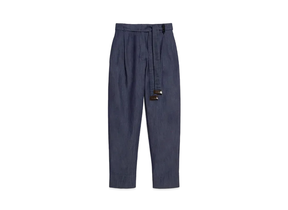 Max Mara Amour Pure Cotton Denim Pants "Navy"