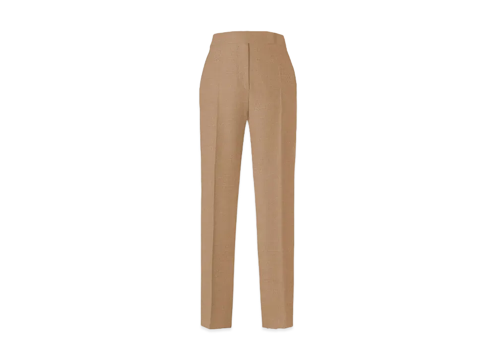 Max Mara Kappa Wool Cashmere Cigarette Pants "Camel"