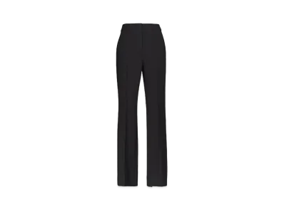 Max Mara Onda Wool Crepe Pants "Black"