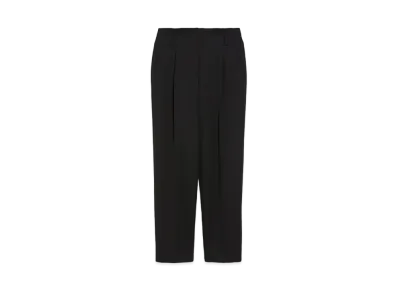 Max Mara Certico Wool Mohair Gabardine Pants "Black"
