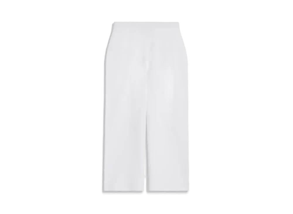 Max Mara Correa Viscose Yarn Cropped Pants "Optical Whitening"