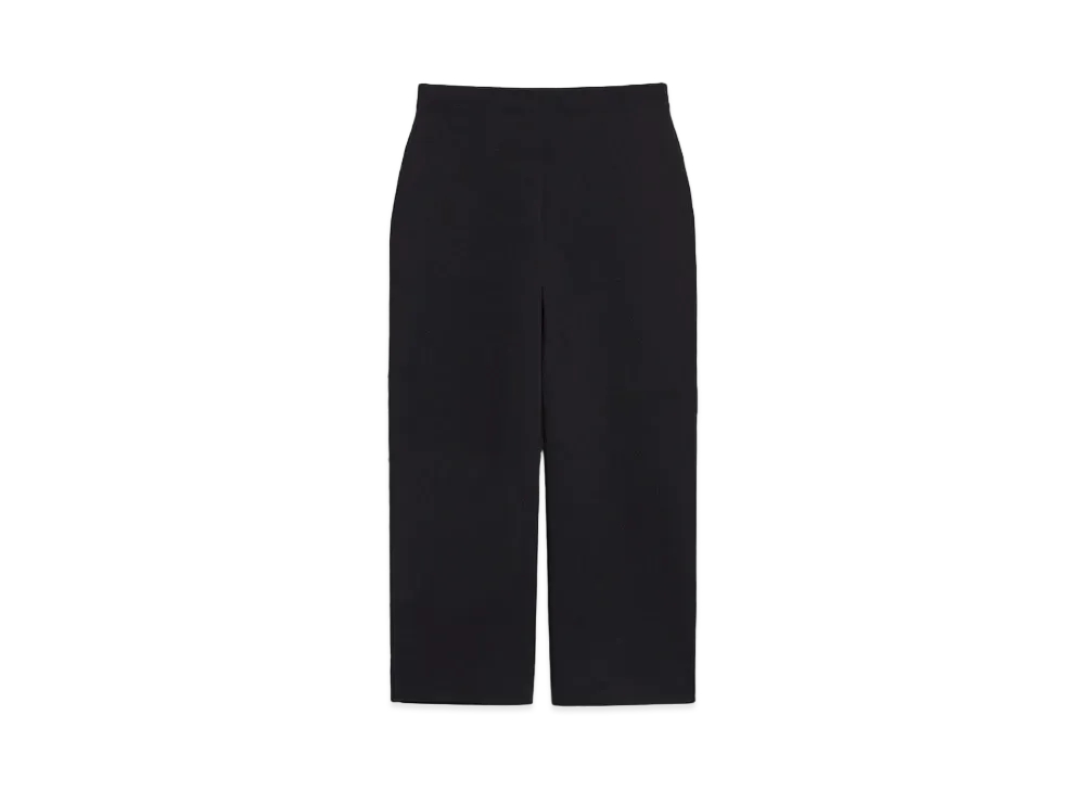 Max Mara Correa Viscose Yarn Cropped Pants "Black"