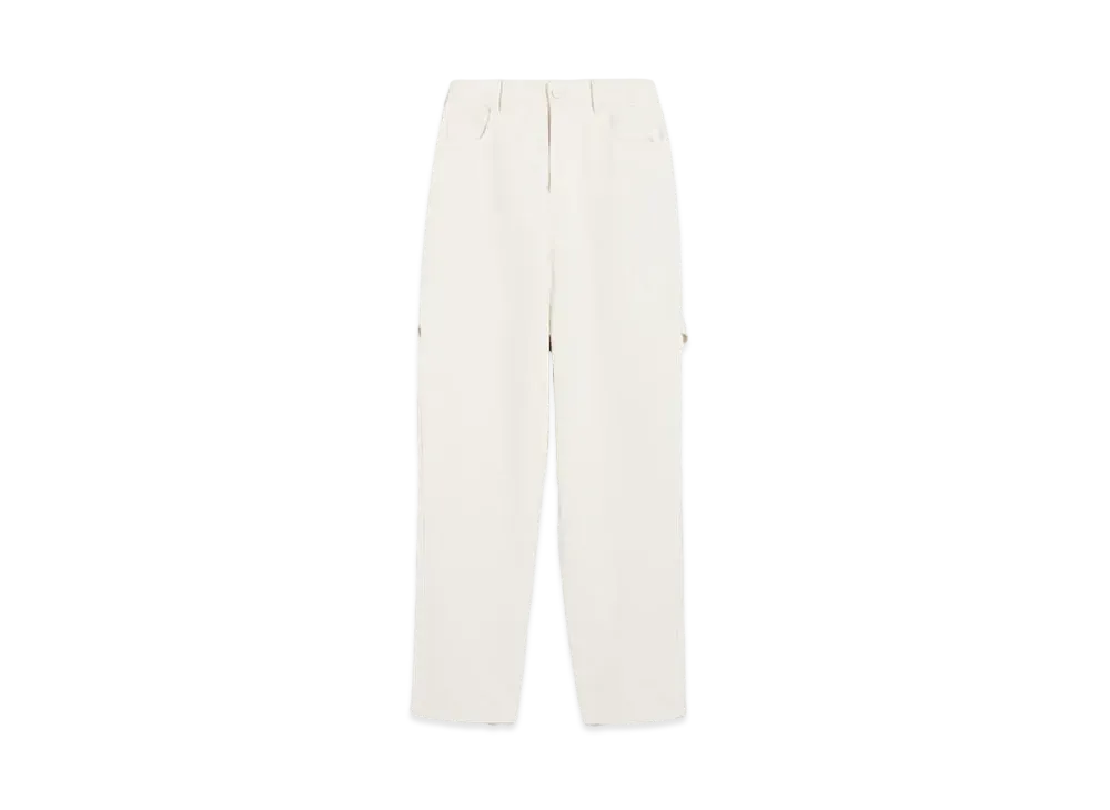 Max Mara Senyare Pure Cotton Wide Pants "Ivory"