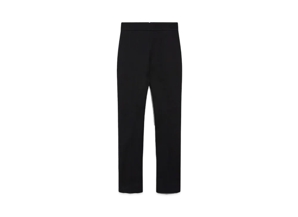 Max Mara Danila Cotton Double Face Pants "Black"