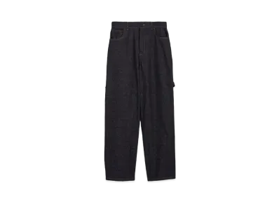Max Mara Centro Denim Workwear Pants "Ultramarine"