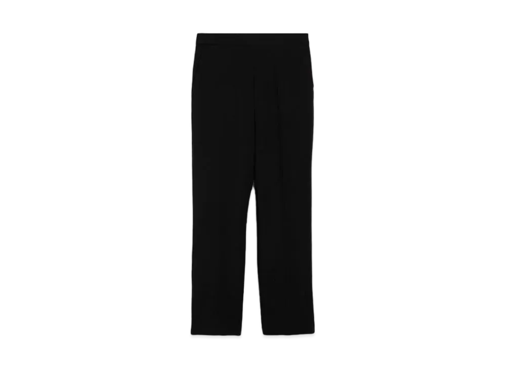 Max Mara Nepeta Virgin Wool Stretch Pants "Black"