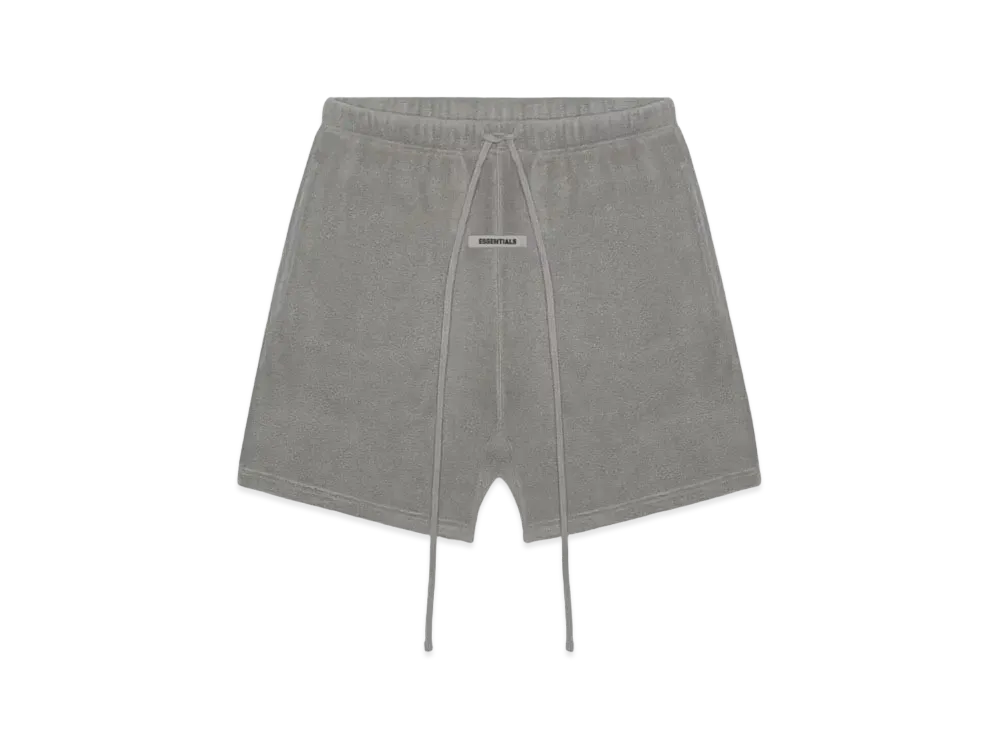 FEAR OF GOD ESSENTIALS Polar Fleece Shorts "Grey Flannel/Charcoal"