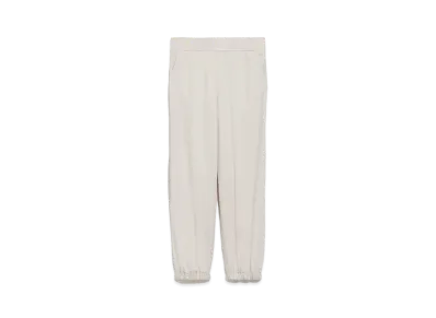 Max Mara Candela Cotton Satin Trousers "Stone"