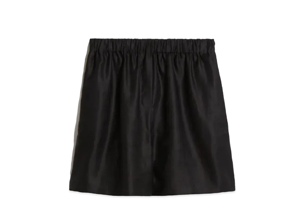 Max Mara Piadena Cotton Shorts "Black"