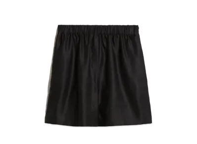 Max Mara Piadena Cotton Shorts "Black"