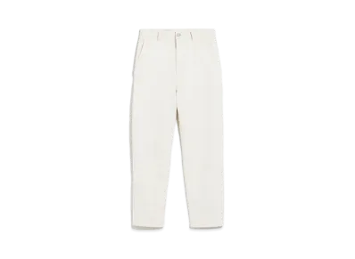 Max Mara Aggett Cotton Carrot Fit Pants "Ecru"