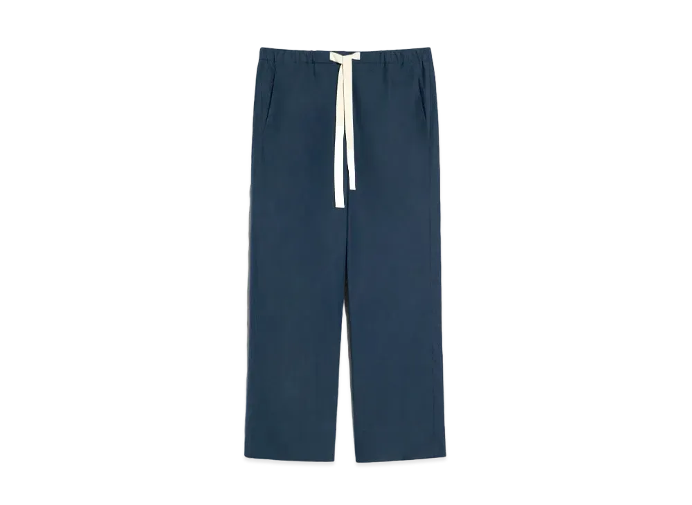 Max Mara Argento Pure Cotton Jogger Pants "Midnight Blue"
