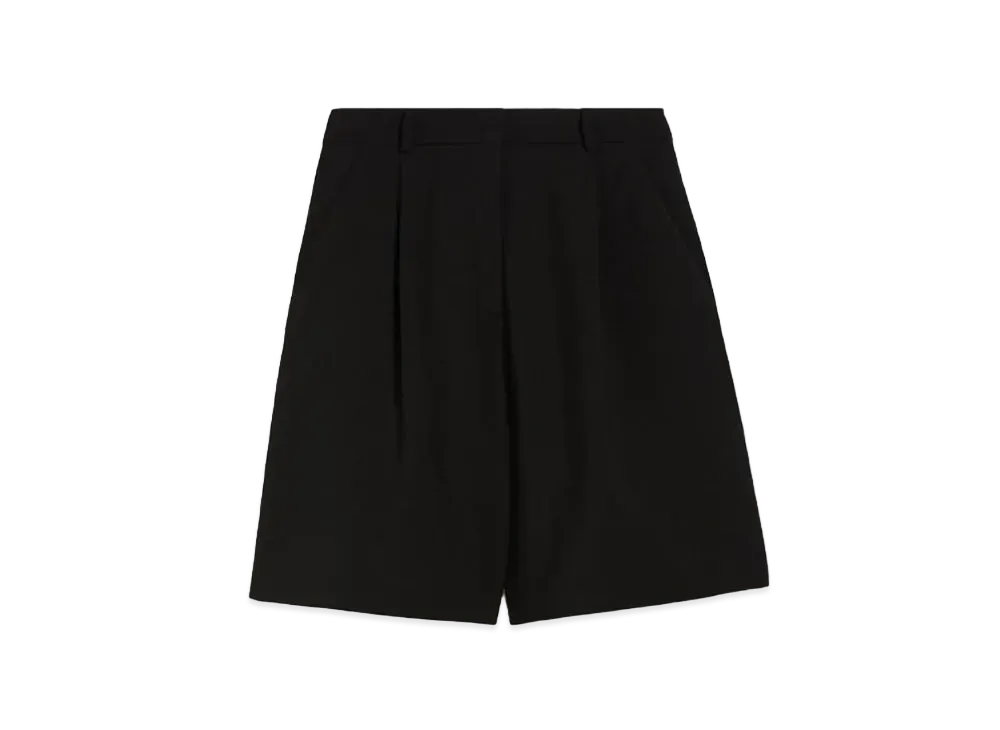 Max Mara Belbo Wool Bermuda Pants "Black"