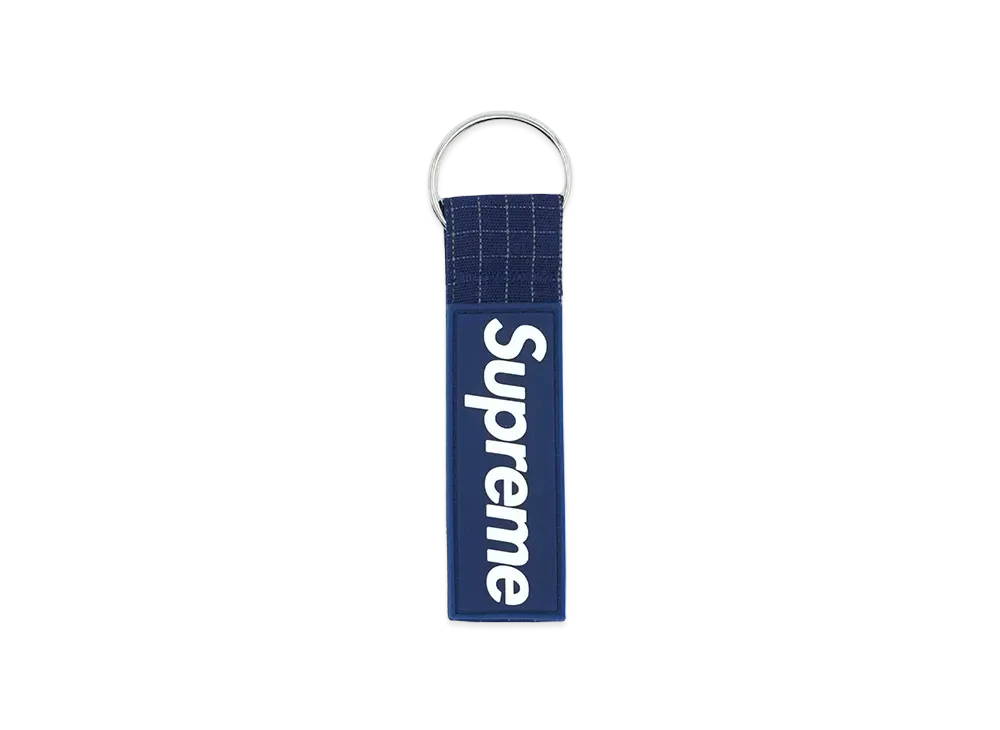 Supreme Ripstop Keychain "Navy"