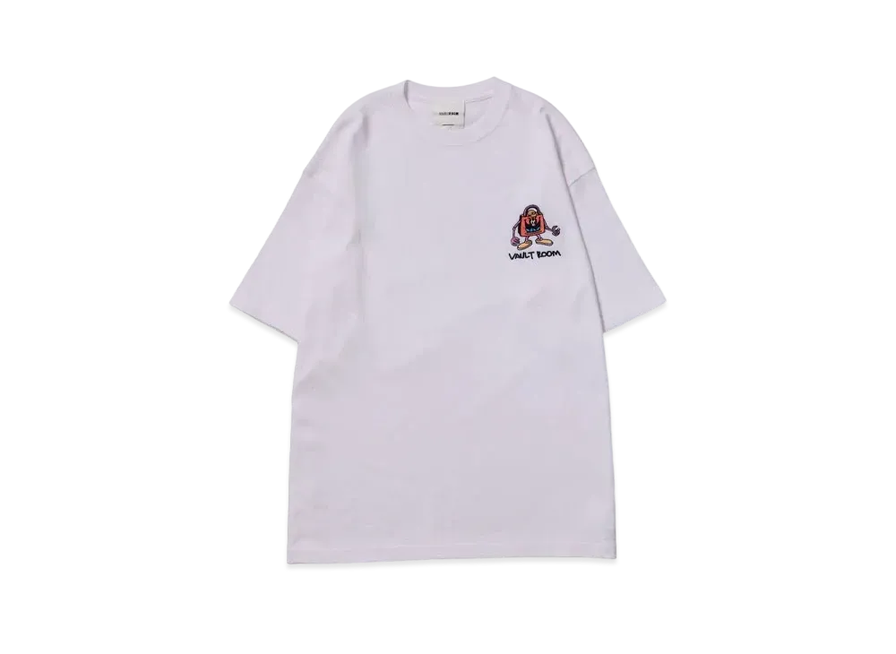 ボルトルーム デビル ワンポイント Tシャツ "ホワイト"
