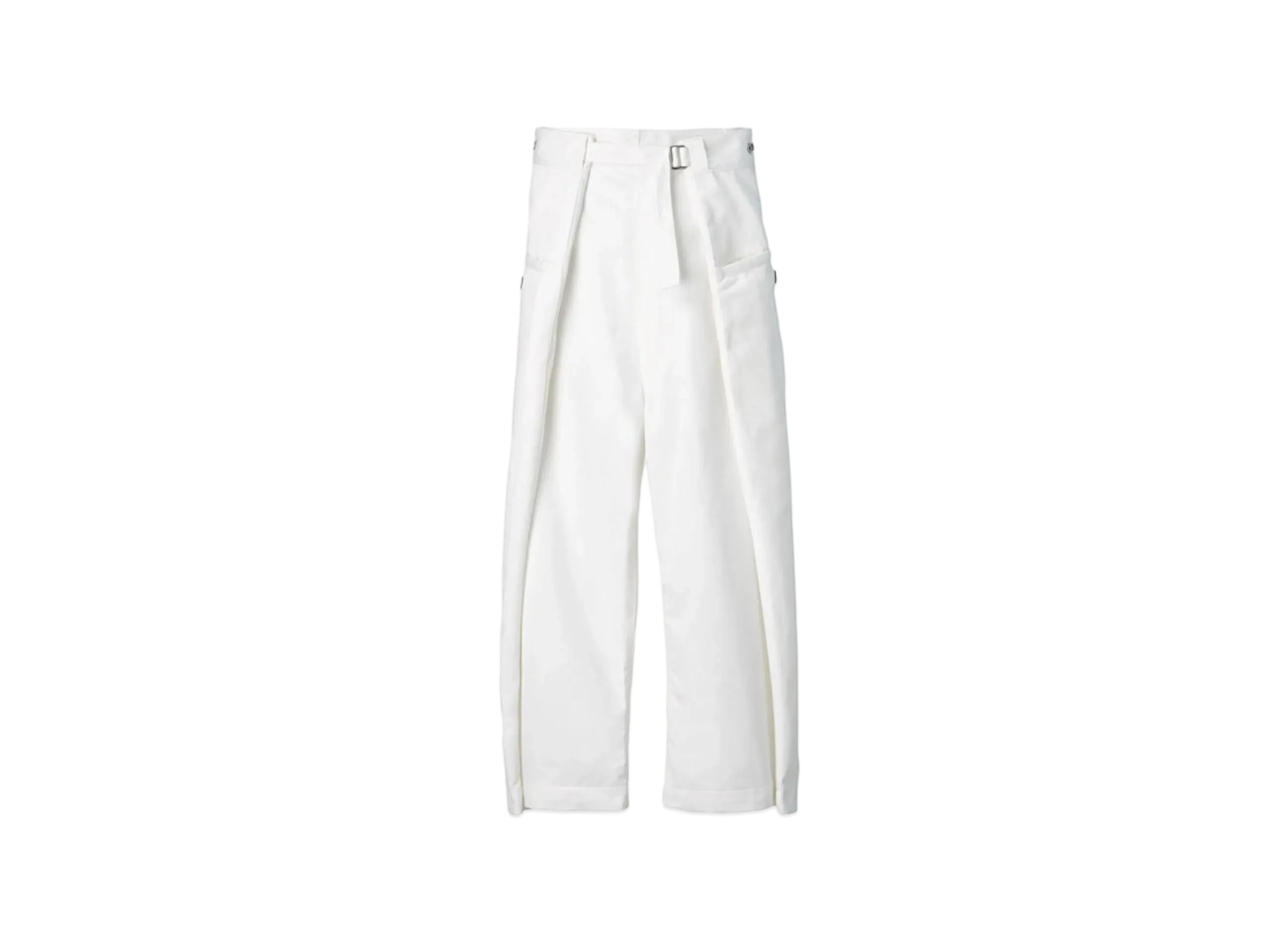 ANREALAGE Wrap Chino Pants "White"