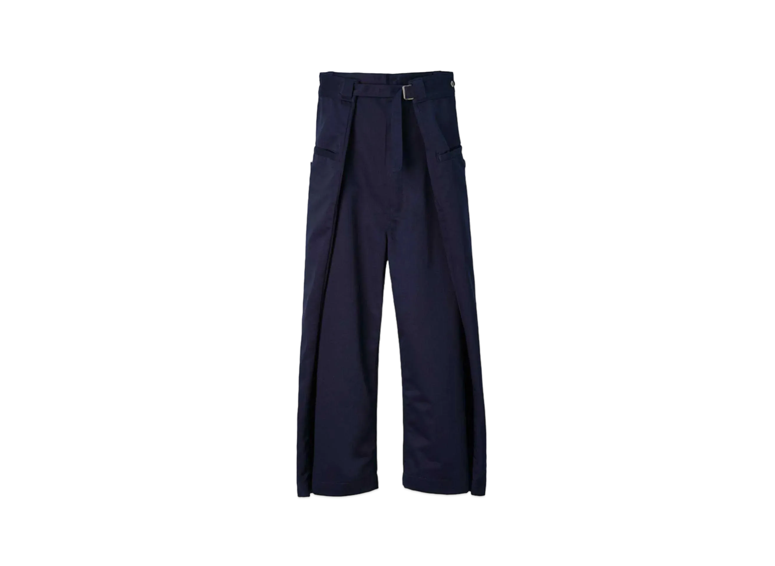 ANREALAGE Wrap Chino Pants "Navy"