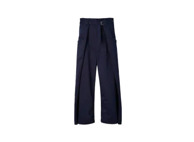 ANREALAGE Wrap Chino Pants "Navy"