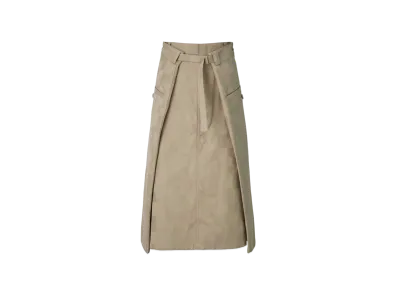 ANREALAGE Wrap AZ Chino Skirt "Beige"