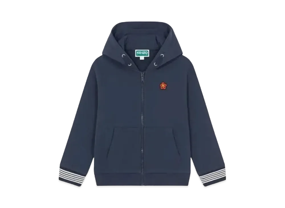 KENZO 'SAILOR' Zip Hoodie "Navy Blue"