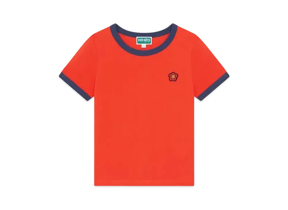 KENZO 'SAILOR' Embroidery T-shirt "Vermillion"