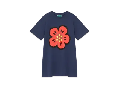 KENZO 'SAILOR' Cotton Dress "Navy Blue"