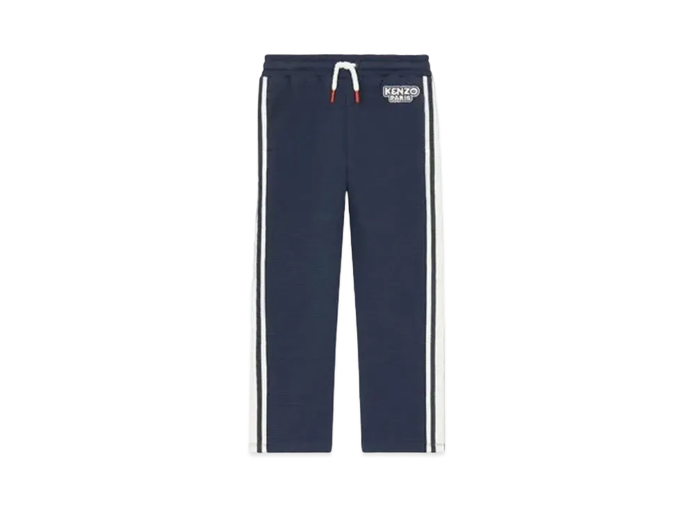 KENZO 'SAILOR' Honeycomb Embroidery Pants "Navy Blue"