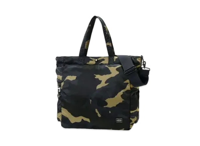 PORTER / COUNTER SHADE 2Way Tote Bag "Woodland Khaki"