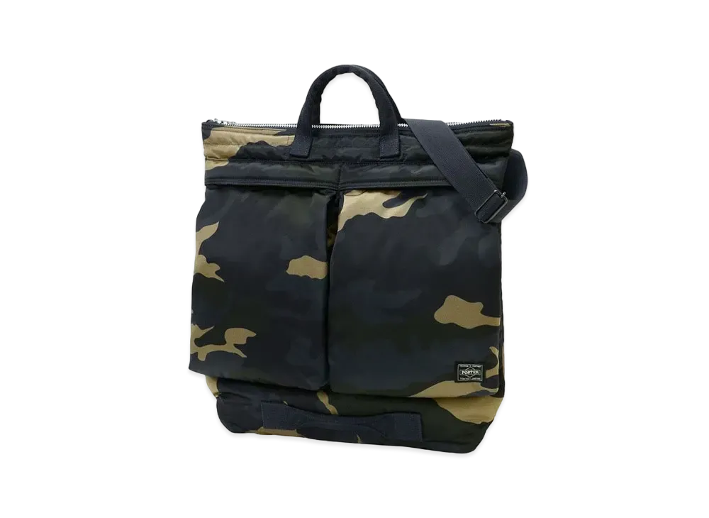 PORTER / COUNTER SHADE Helmet Bag "Woodland Khaki"