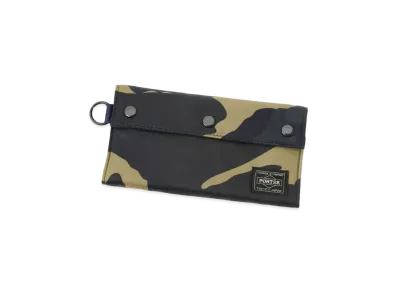 PORTER / COUNTER SHADE Long Wallet "Woodland Khaki"