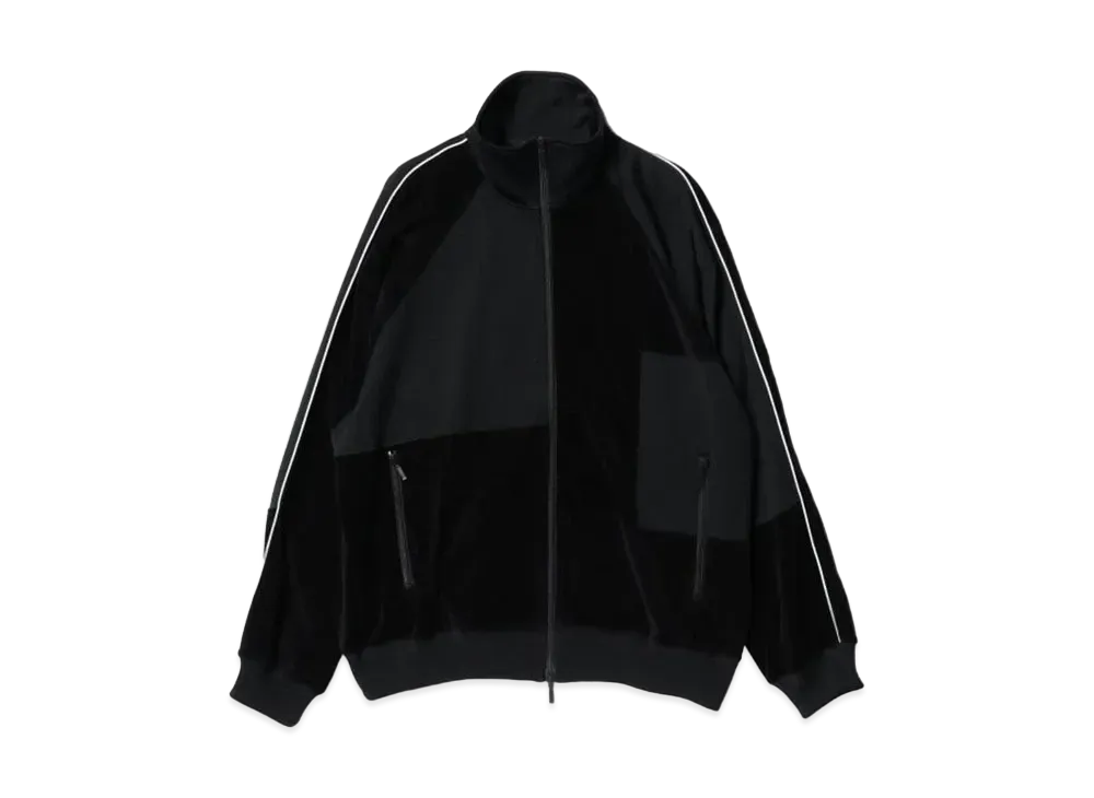 BEAMS Crazy Jersey Track Jacket "Black"