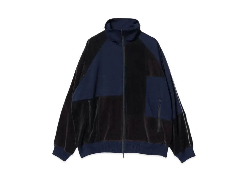 BEAMS Crazy Jersey Track Jacket "Navy"