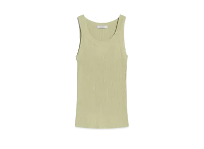 Max Mara Zemira Viscose Crepe Knit "Khaki"