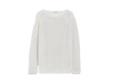 Max Mara Jolino Pure Linen Yarn Knit "Ecru"
