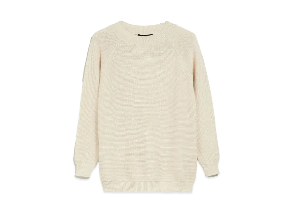 Max Mara Linz Pure Cotton Knit "Ivory"
