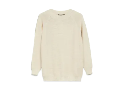 Max Mara Linz Pure Cotton Knit "Ivory"