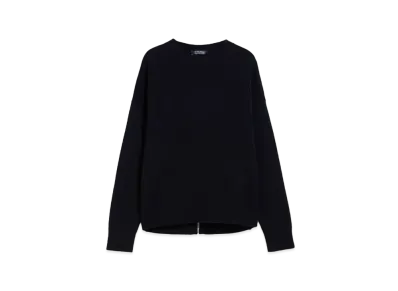Max Mara Venezia Wool Cashmere Sweater "Midnight Blue"