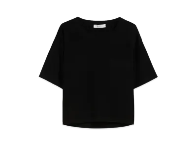 Max Mara Acro Viscose Yarn Boxy Knit "Black"