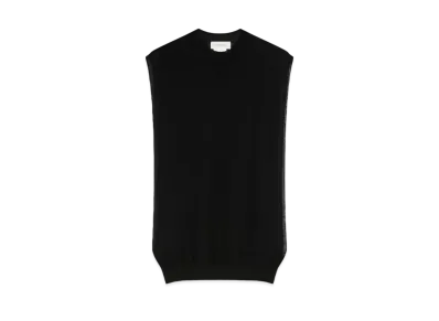 Max Mara Odisha Wool And Silk Sleeveless Sweater "Black"