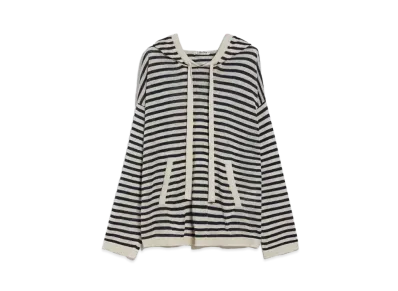 Max Mara Limosa Linen Hoodie Knit "Ivory"