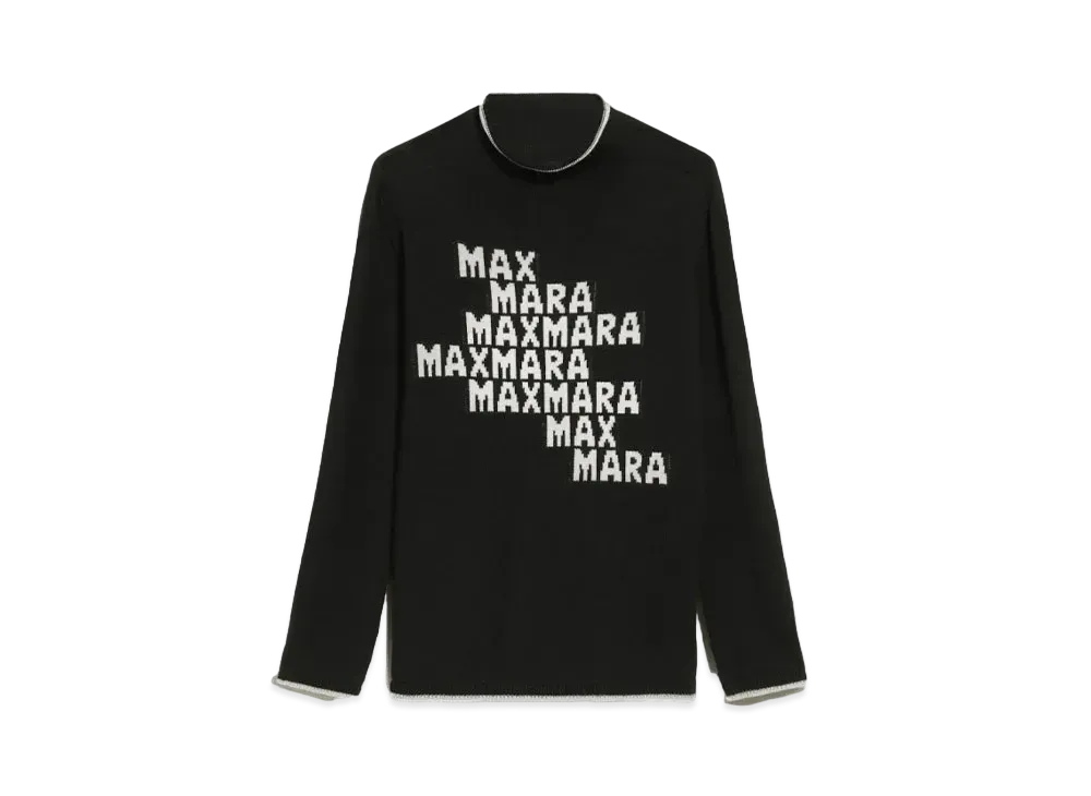 Max Mara Kiehl Pure Wool Knit "Black"